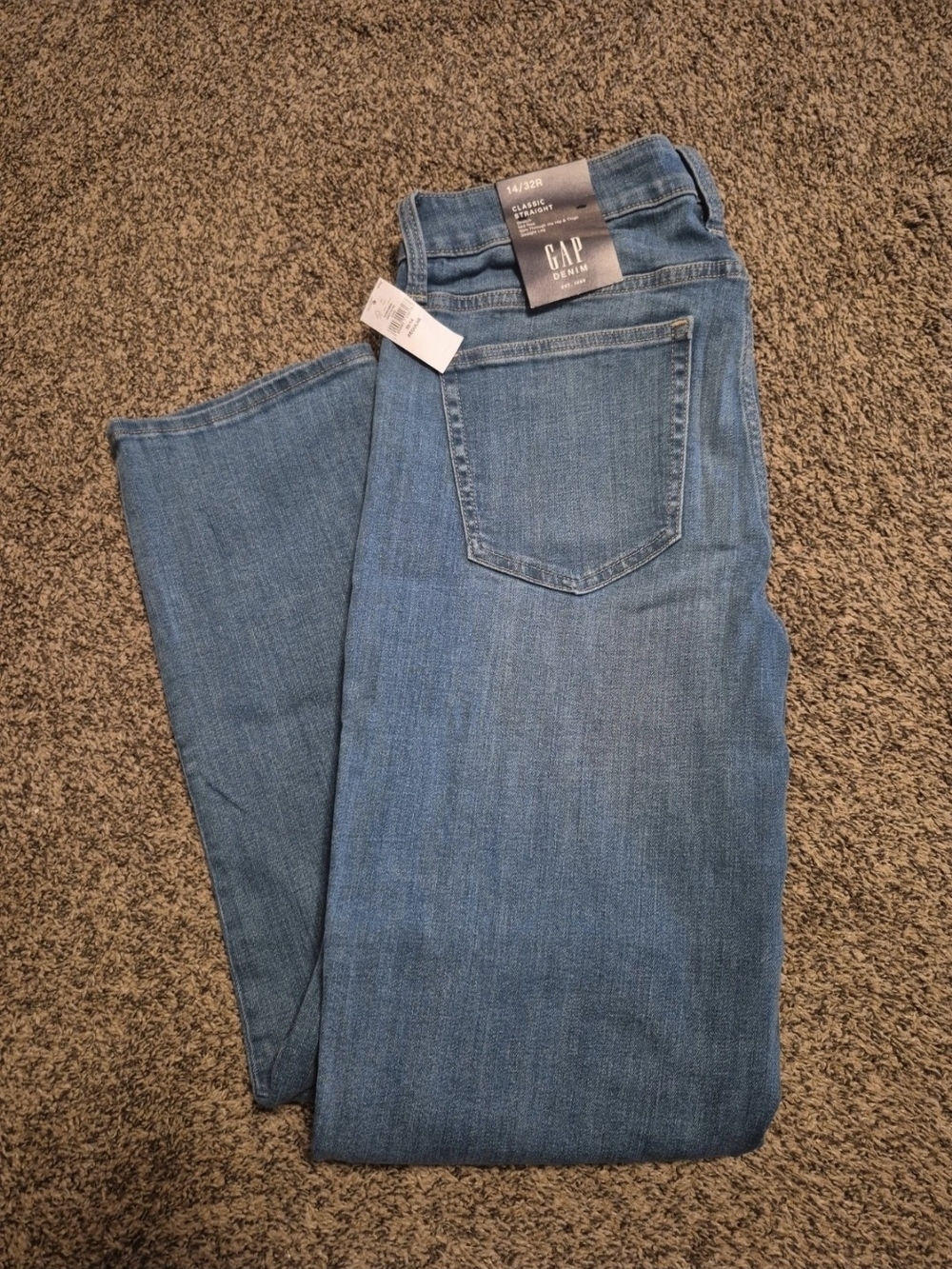 GAP Women's Straight Leg Jeans - Medium Blue
